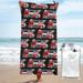 Adobk Fire And Rescue Truck Beach Towel 31.5 X63 Sand Free Quick Dry Towel Super Lightweight Travel Towel Swim Pool Gym Camping For Adults Women Men Kids Beach Vacation Gift