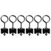 6Pcs Professional Trampoline Parts Portable Trampoline Nuts Replaceable Trampoline Accessories