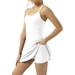 Women s Tennis Dress Shorts with Pockets Sexy Lace Up Backless Golf Athletic Sports Dresses Pink Women s Sexy Tennis Dress Workout Golf Dress Built-in Shorts Pocket Sleeveless Athletic Dresses