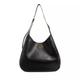Prada Hobo Bags - Large Leather Shoulder Bag With Topstitching - in black - für Damen