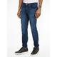 Slim-fit-Jeans CALVIN KLEIN JEANS "SLIM TAPER" Gr. 33, Länge 34, blau (denim dark) Herren Jeans Tapered-Jeans