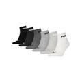 Sneakersocken PUMA Gr. 35-38, weiß (white, grey combo) Herren Socken Multipacks