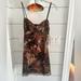 Urban Outfitters Dresses | Brown Floral Slip Dress | Color: Brown | Size: Xs