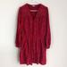 Anthropologie Dresses | Anthro Red Boho Casual Dress Sz M | Color: Red | Size: M