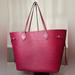 Louis Vuitton Bags | Authentic Louis Vuitton Epi Neverfull Mm Tote Bag Shoulder Fuchsia Pink Euc | Color: Pink | Size: Os