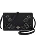 Coach Bags | Coach Hayden Fold Over Crossbody Clutch Black With Gold And Silver Studs | Color: Black/Gold | Size: Os