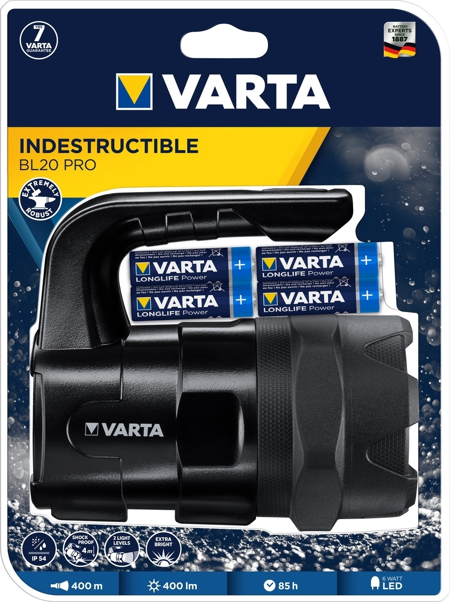 VARTA Indestructible BL20 Pro 6AA mit Batt. Image