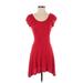 Forever 21 Casual Dress - DropWaist: Red Dresses - Women's Size Small