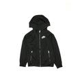 Nike Windbreaker Jacket: Black Print Jackets & Outerwear - Kids Boy's Size 7