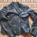 Madewell Jackets & Coats | Madewell Washed Leather Motorcycle Jacket Women's Medium Black Biker Coat | Color: Black | Size: M