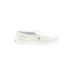 Keds Sneakers: Slip On Platform Casual White Print Shoes - Women's Size 9 - Almond Toe