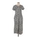 Old Navy Casual Dress - Midi: Gray Dresses - Women's Size Medium