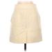 J.Crew Casual Skirt: Ivory Solid Bottoms - Women's Size 0