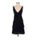 J.Crew Casual Dress - DropWaist: Blue Dresses - Women's Size Small