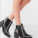 Urban Outfitters Shoes | (Missing Piece)Urban Outfitters Shellys London Freya O-Ring Ankle Boot 8.5 | Color: Black/White | Size: 8.5