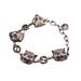 Gucci Accessories | Gucci 528028 Garden Cat Head Bracelet Silver Men's Z0005465 | Color: Silver | Size: Os