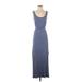 H&M Casual Dress - Maxi: Blue Dresses - Women's Size Small