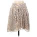 Club Monaco Formal Skirt: Silver Snake Print Bottoms - Women's Size 0