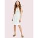 Kate Spade Dresses | Kate Spade Nwt Spade Cover Eyelet Mini Dress White | Color: White | Size: 6