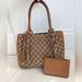 Gucci Bags | Gucci Brown Monogram Bag With Pouch Attachment | Color: Brown/Tan | Size: Os