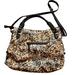 Jessica Simpson Bags | Jessica Simpson Large Animal Print Shoulder Handbag | Color: Black/Brown | Size: Os