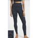 Athleta Pants & Jumpsuits | Athleta Elation Textured Tight Frosted Floral Black/ Blue Size Small Petite Wm’s | Color: Blue | Size: Sp