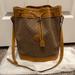 Gucci Bags | Gucci Vintage Micro Gg Pvc Canvas Leather Bucket Bag | Color: Tan | Size: Os