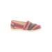 TOMS Flats: Red Shoes - Women's Size 6 1/2 - Almond Toe