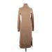 Banana Republic Casual Dress - Sweater Dress: Tan Dresses - Women's Size Small