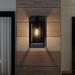 Kichler Goson 16" High Black Outdoor Wall Light