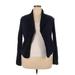 Marc New York Jacket: Blue Marled Jackets & Outerwear - Women's Size 2X-Large