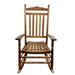 Porch Rocking Chair Solid Hardwood Slatted Rocking Chair, Outdoor Club Chair Minimalist Lawn Chair Balcony Accent Rocking Chair