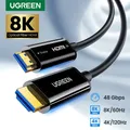 UGREEN 8K HDMI 2.1 Fiber Optic Cable 48Gbps Ultra High-Speed HDMI Optical Audio Cable HDR10 HDCP 2.2