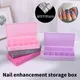 Fake 2 Size Nail Box Nail Tip Empty Box Multicolour Nail Art Case Container Box Acrylic Storage Case