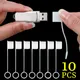 2-10Pcs Anti Lost Dust Plug for USB Charging Extension Transfer Data Line Cable Stopper Cover USB A