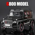 Diecast 1/24 Scale Large G800 SUV Offroad Vehicle Model Car Sound＆Light Collection Simulation