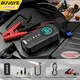 BUVAYE Car Air Pump 4 in 1 Auto Tyre Inflator with Jump Starter Portable Air Compressor Power Bank