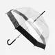 50JC Transparent Umbrella for Creative Rain Women Girls Ladies Novelty Items Long Handle Umbrellas