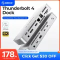 ORICO Thunderbolt 4 Docking Station Type C to HDMI-compatible Adapter 8K@30Hz USB 3.2 Gen2 HUB