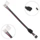 15cm 5050 RGB 4 pin led strip light connectors strip to power adaptor connector