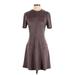 Fate Casual Dress - A-Line: Brown Dresses - Women's Size Small