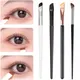 Angled Eyeliner Makeup Brushes Professional Thin Flat Portable Eye Liner Eyebrow Contour Brush Soft