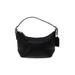 Coach Leather Shoulder Bag: Black Solid Bags