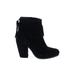 Rag & Bone Ankle Boots: Black Print Shoes - Women's Size 35 - Round Toe