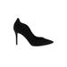 Aldo Heels: Pumps Stiletto Minimalist Black Solid Shoes - Women's Size 6 1/2 - Pointed Toe