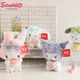 Sanrio Hello Kitty Kuromi Melody Cinnamoroll Pochacco Stuffed Toys Cute Plush Toys Kawaii Keyring