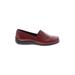 Walking Cradles Flats: Burgundy Solid Shoes - Women's Size 7 - Round Toe