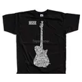 Muse V2 Matthew Bellamy Guitar Logo All Titles T Shirt ( Black ) S 5Xl