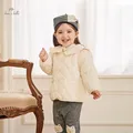 Dave Bella Children Parkas Winter Jacket for Boys Girls Warm Top Coat Kids Jackets Baby Coats Soft