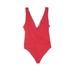 Trafaluc by Zara Bodysuit: Red Tops - Women's Size Large